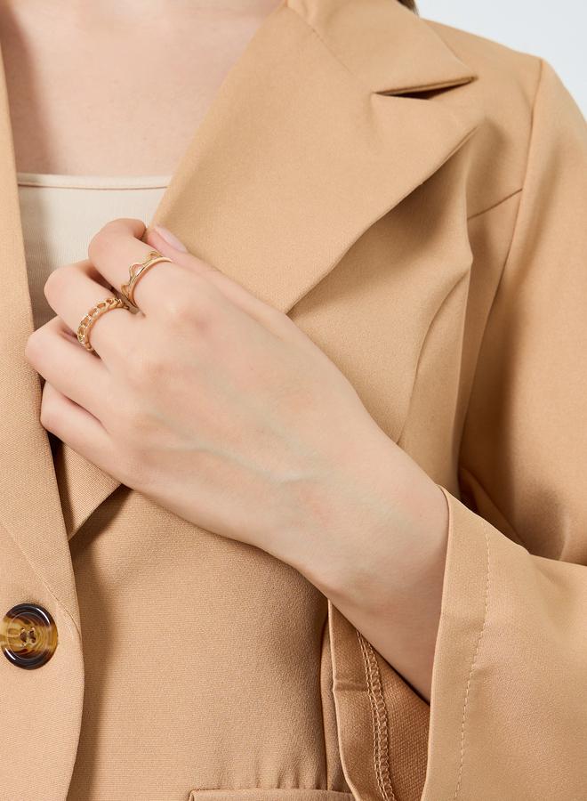 ستايلي بليزر كاجوال بأزرار أمامية - Image 4